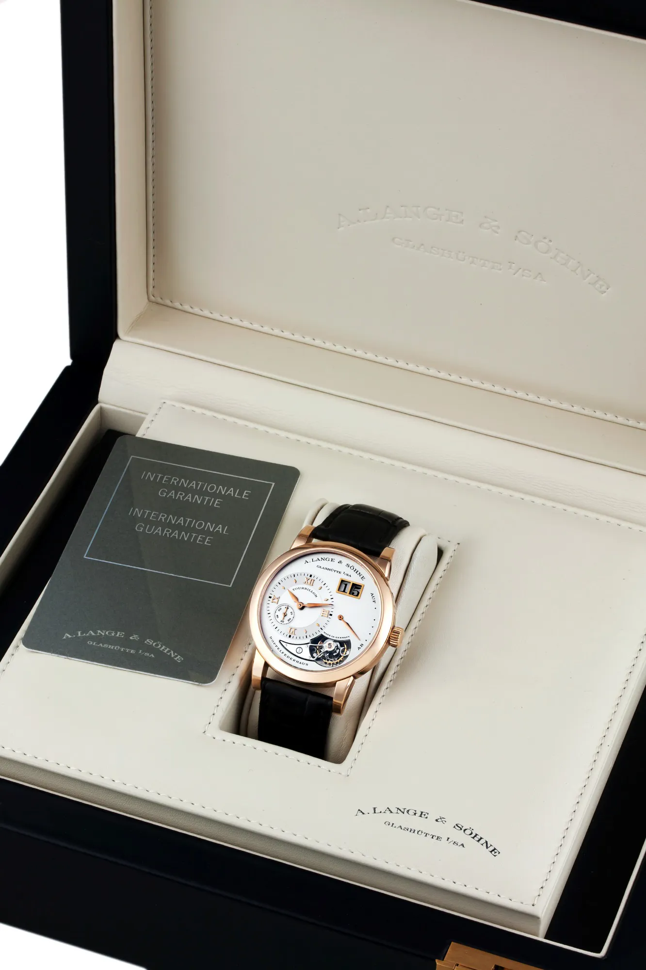 A. Lange & Söhne Lange 1 704.032 38mm Rose gold Silver