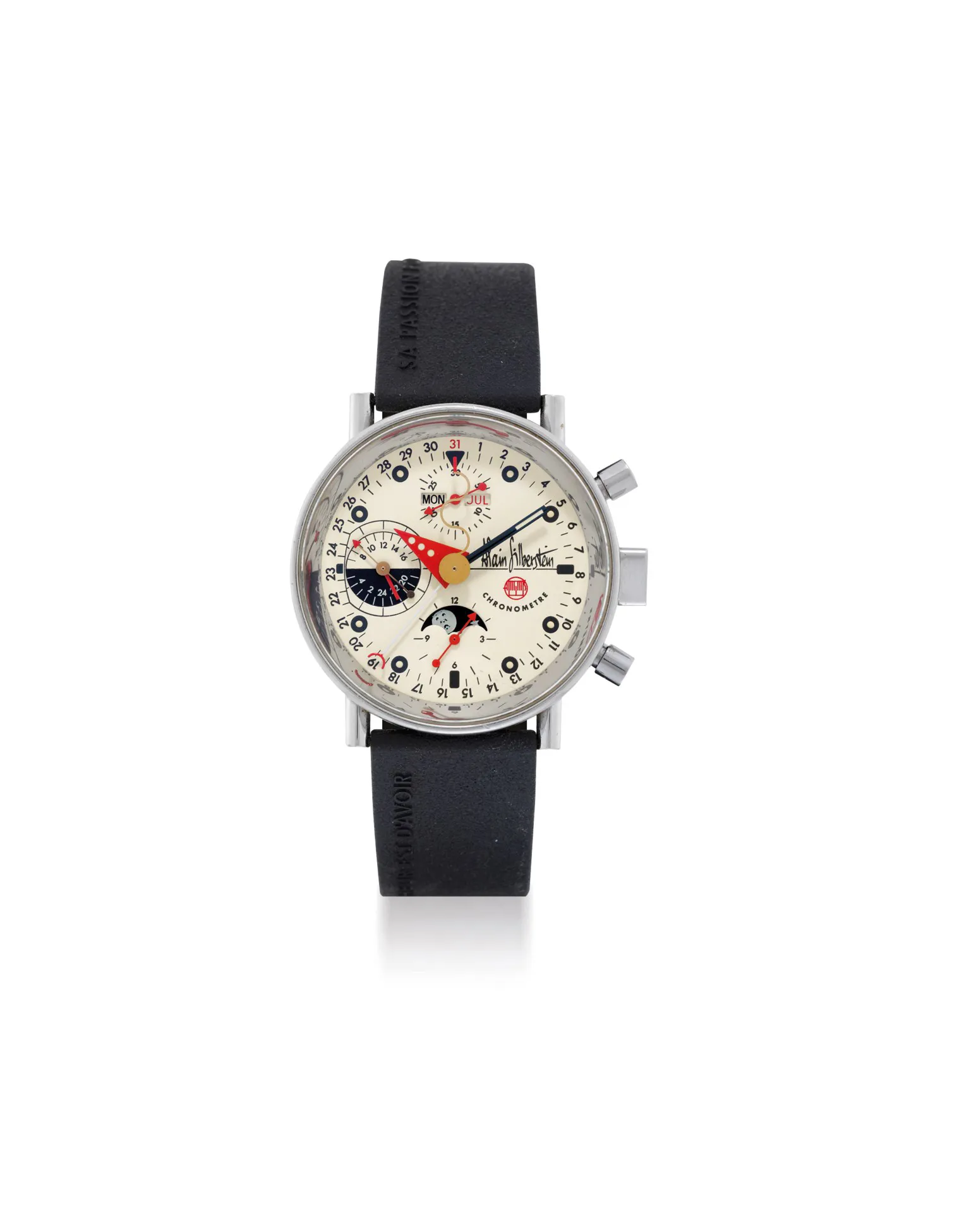 Alain Silberstein Krono 2 38mm Stainless steel White