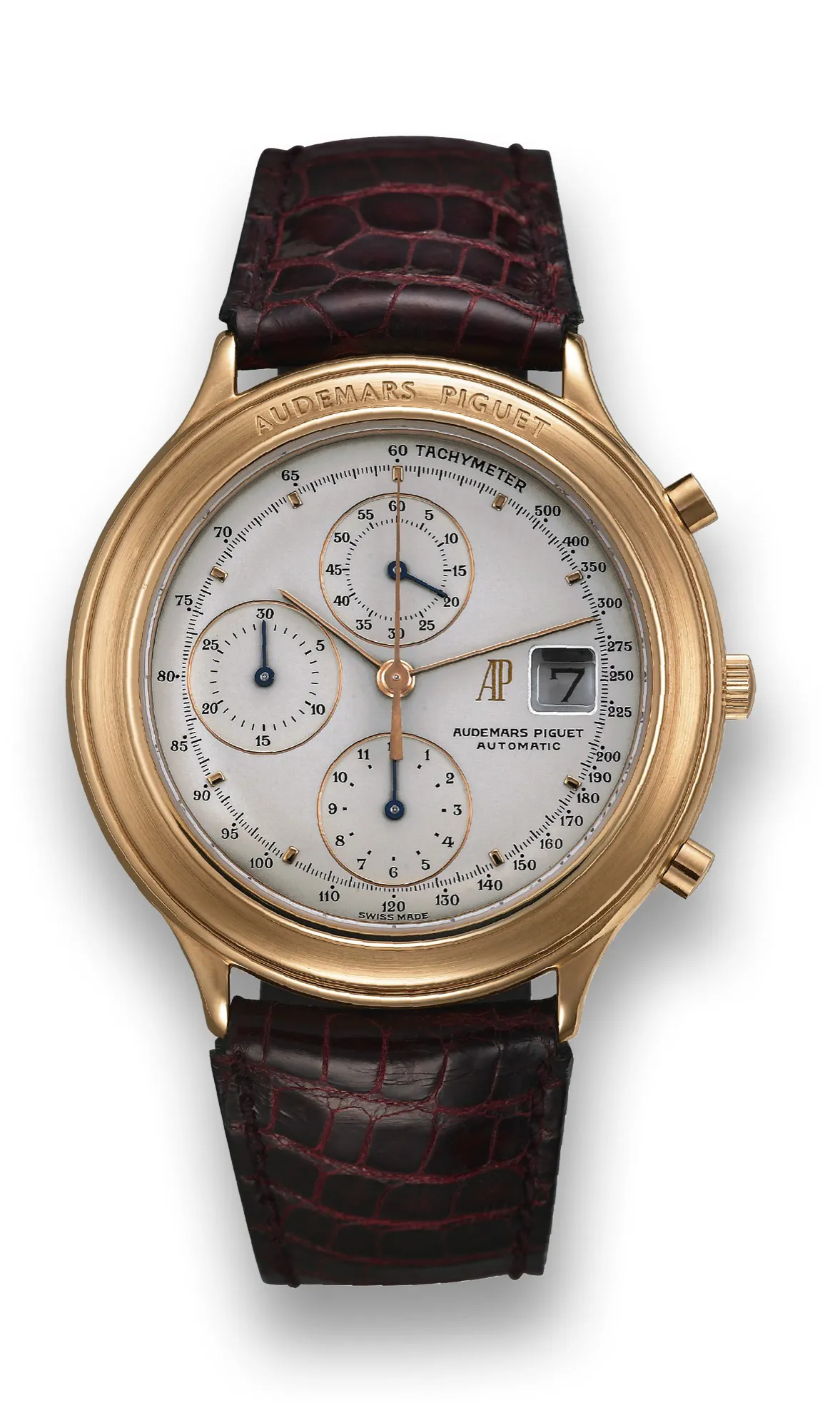 Audemars Piguet Huitième Chronograph 25644 41mm Rose gold Silver