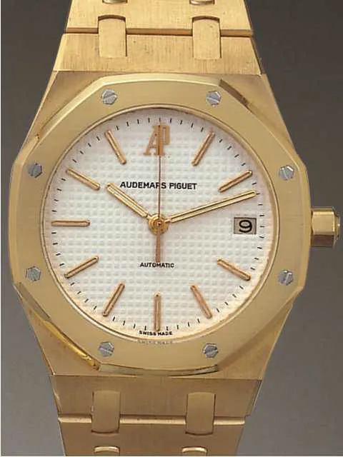 Audemars Piguet Royal Oak 14700 36mm Yellow gold Ivory