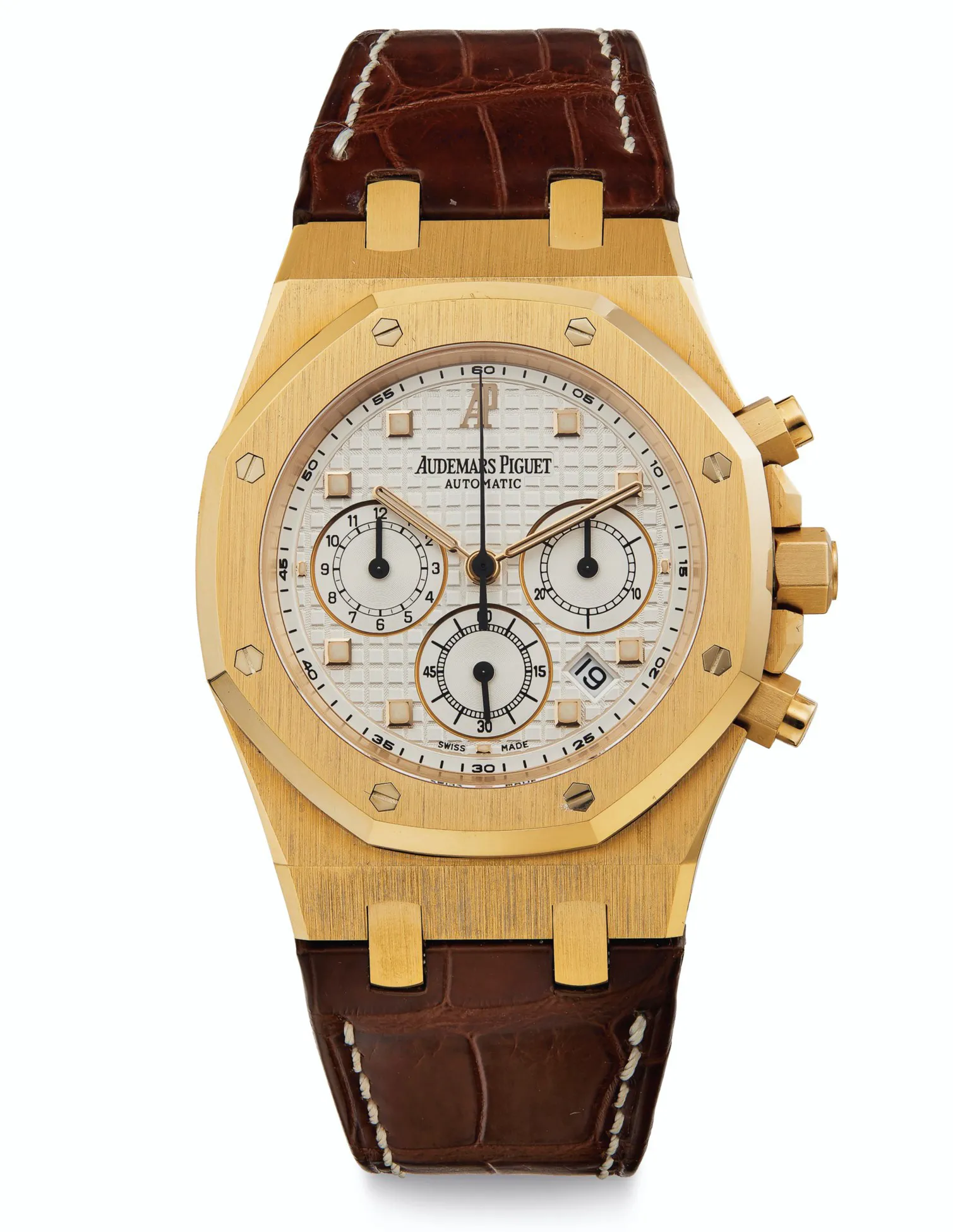 Audemars Piguet Royal Oak 26022OR 38.5mm Rose gold White