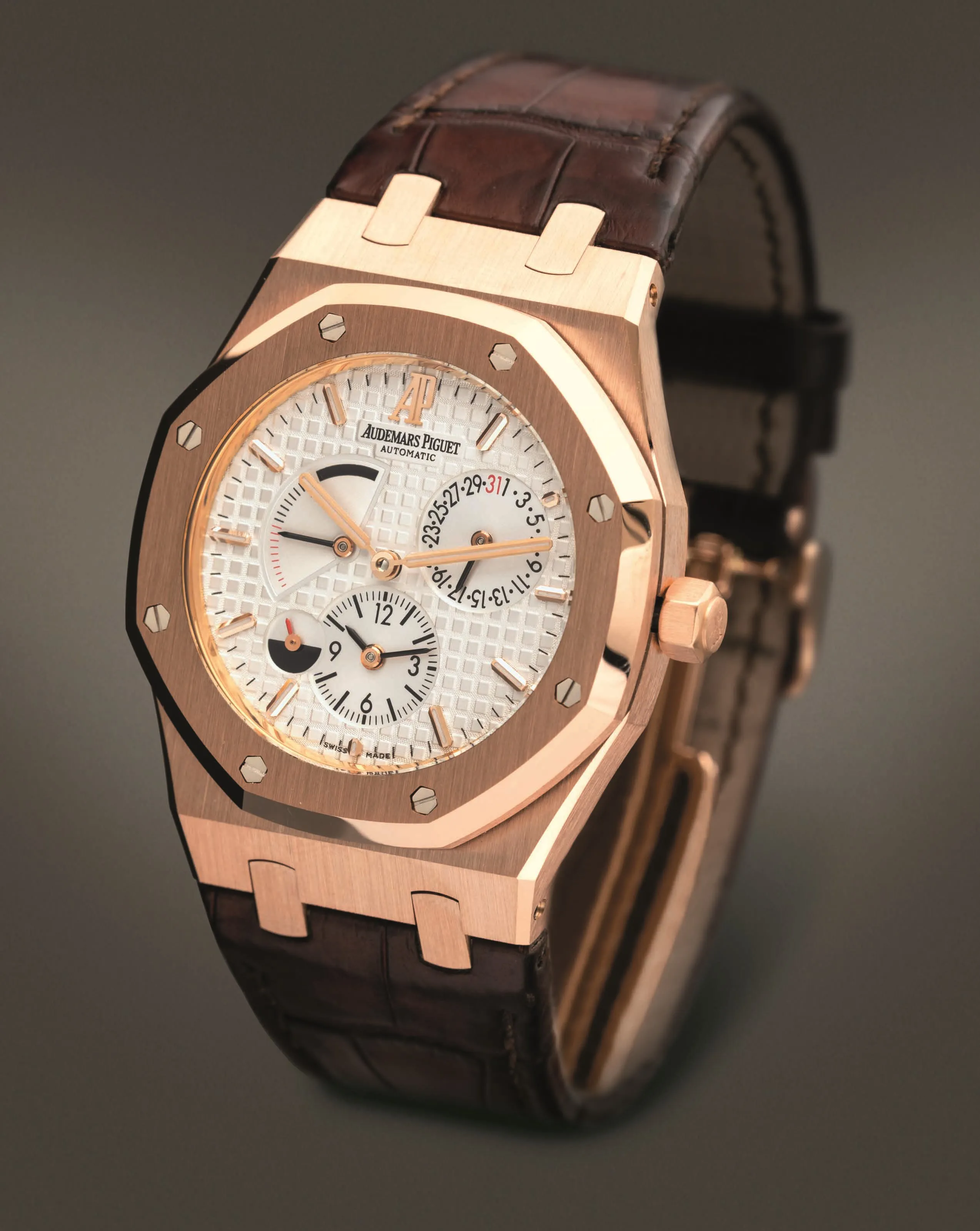 Audemars Piguet Royal Oak 26120OR.OO.D088CR.01 39mm Rose gold Silver