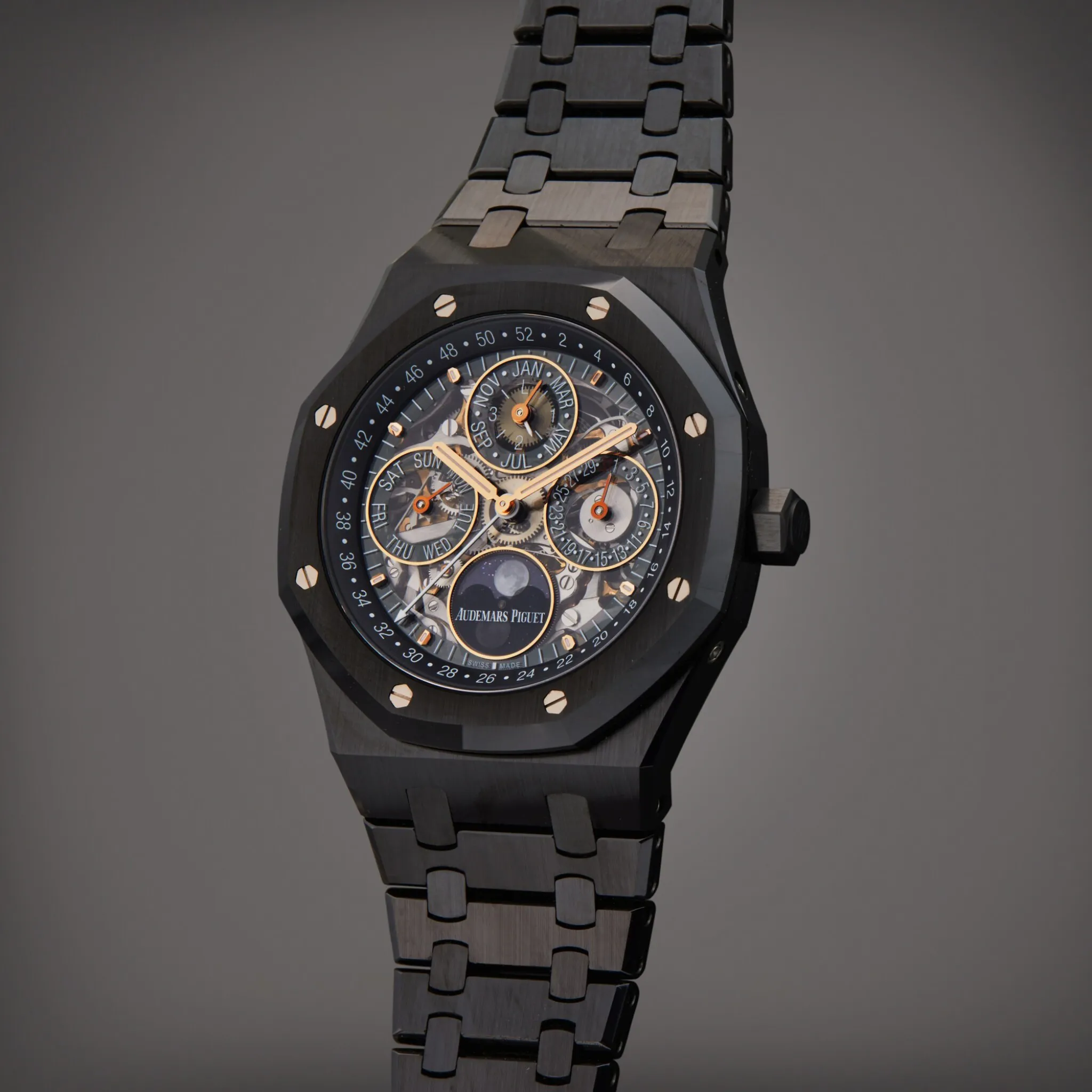 Audemars Piguet Royal Oak Perpetual Calendar 26585CE.OO.1225CE.01 41mm Ceramic Skeletonized