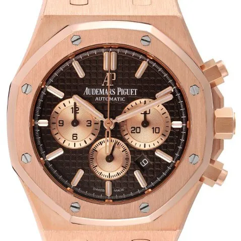 Audemars Piguet Royal Oak 26331OR.OO.D821CR.01 41mm Rose gold Brown