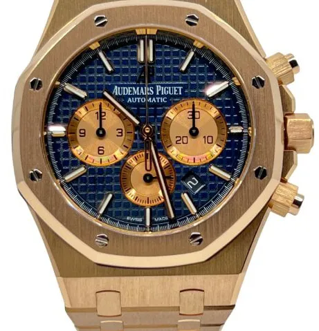 Audemars Piguet Royal Oak 26331OR 41mm Rose gold Blue