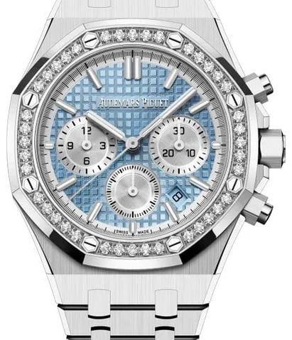 Audemars Piguet Royal Oak 26715ST.ZZ.1356ST.01 38mm Stainless steel Light blue