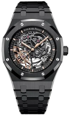 Audemars Piguet Royal Oak 15416CE.OO.1225CE.01 41mm Black ceramic Transparent