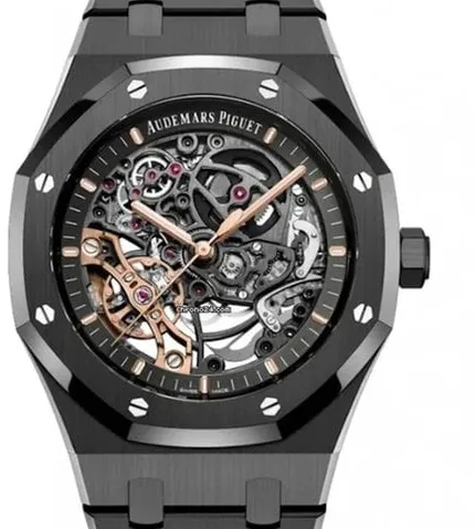 Audemars Piguet Royal Oak 15416CE.OO.1225CE.01 41mm Black ceramic Transparent