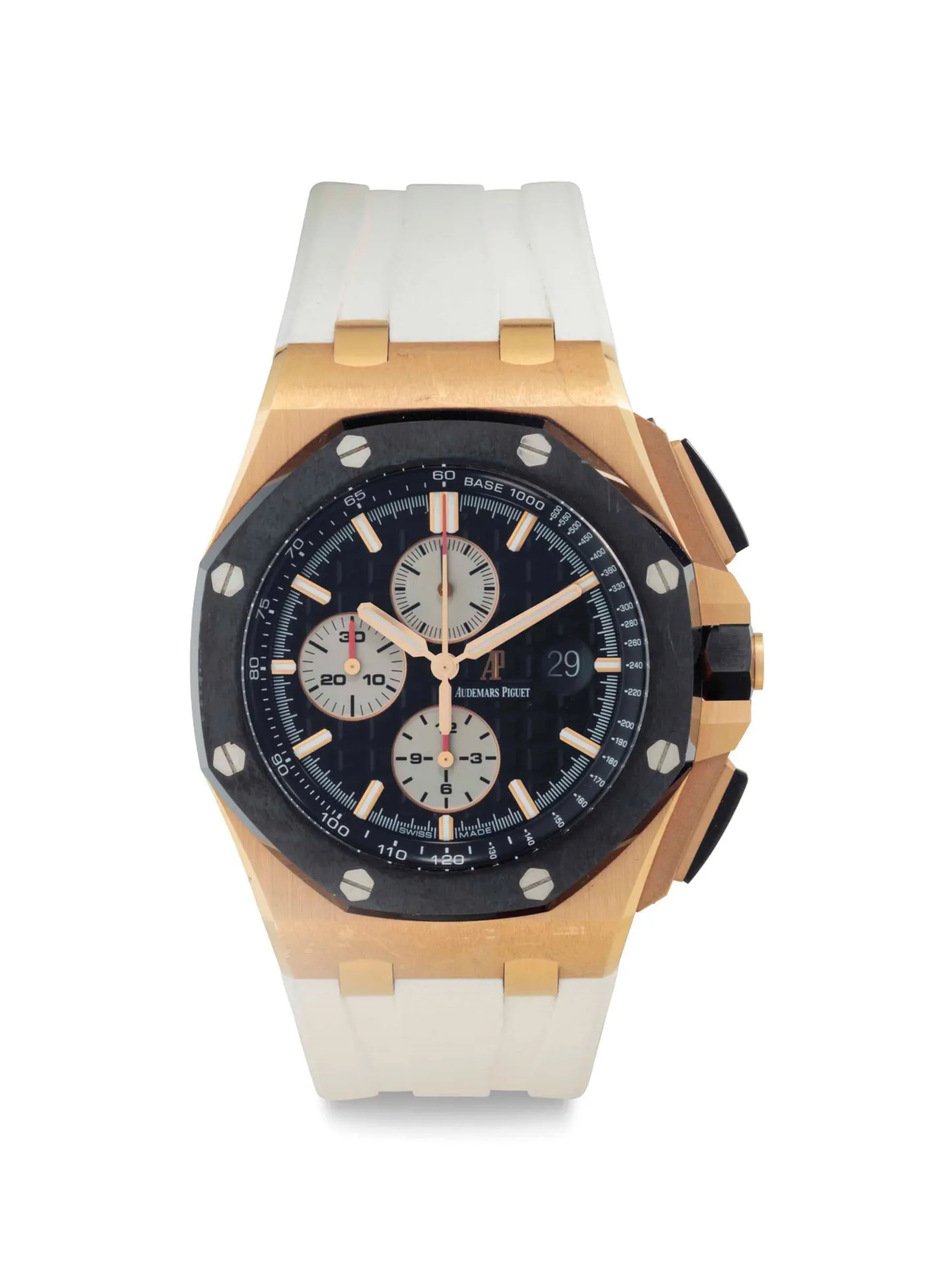 Audemars Piguet Royal Oak Offshore 26401RO 44mm Rose gold Black textured