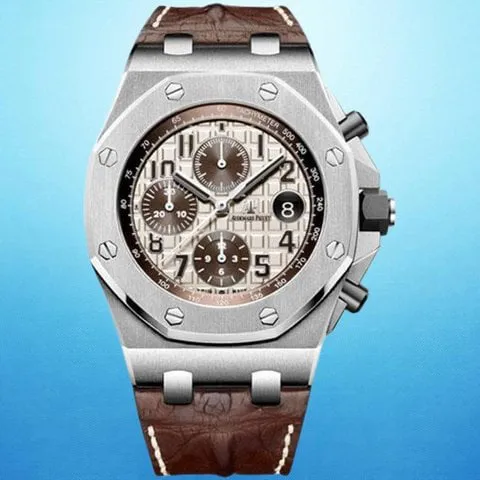 Audemars Piguet Royal Oak Offshore 26470ST.OO.A801CR.01 42mm Stainless steel Beige