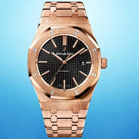 Audemars Piguet Royal Oak 15400OR.OO.1220OR.01 41mm Rose gold Black