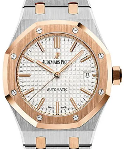 Audemars Piguet Royal Oak 15450SR.OO.1256SR.01 37mm Yellow gold and Stainless steel Silver