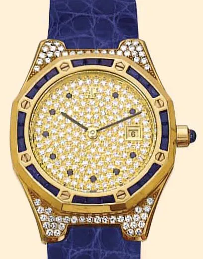 Audemars Piguet Royal Oak 28mm Yellow gold Paved diamond