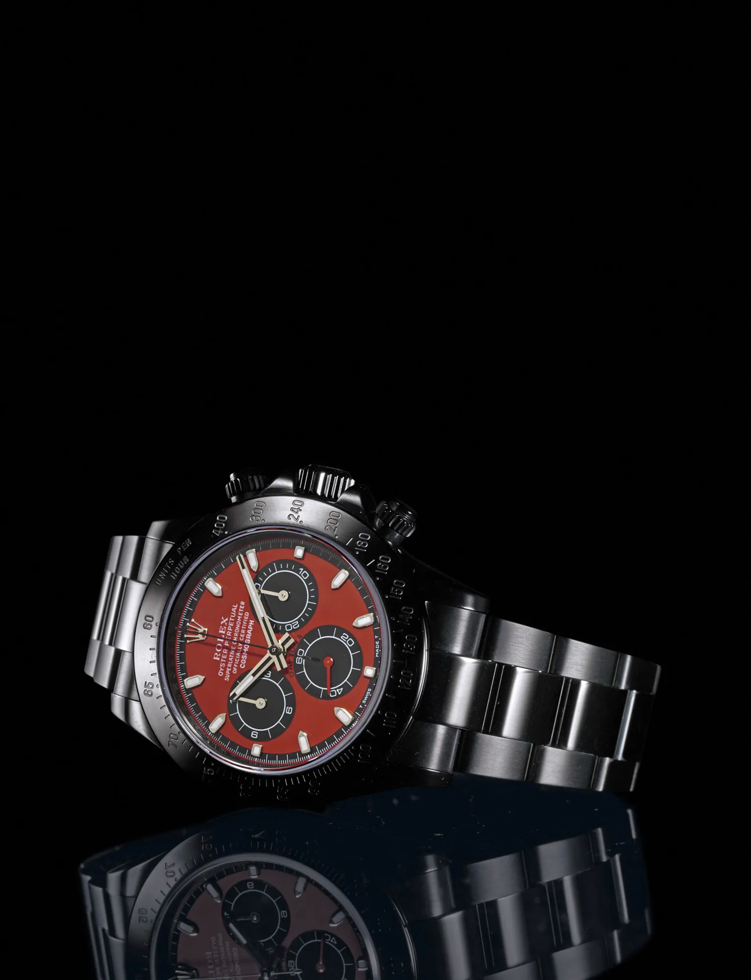 Bamford Daytona Cosmograph 116520 40mm Stainless steel and PVD Red