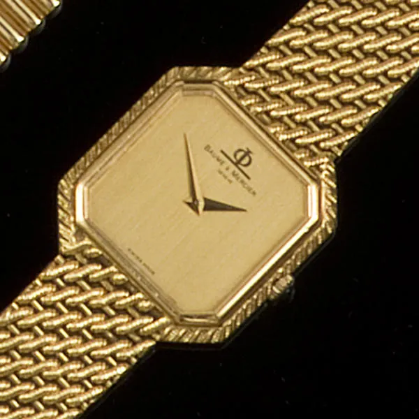 Baume & Mercier Yellow gold Champagne