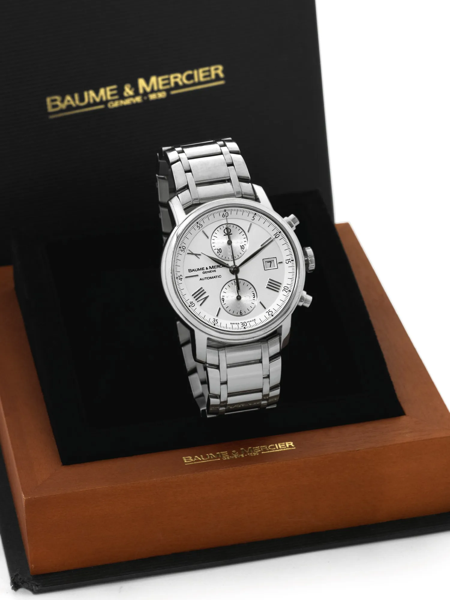 Baume & Mercier 65591 42mm Stainless steel Silver