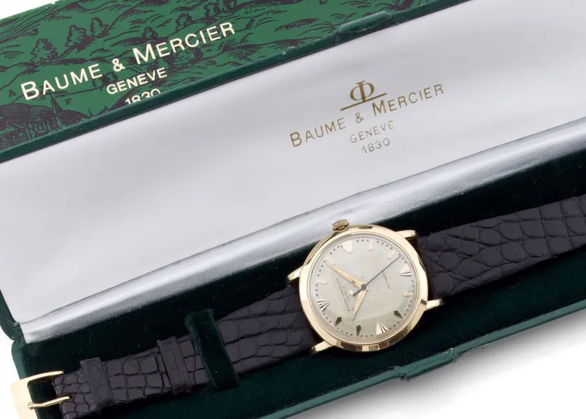 Baume & Mercier 35mm Yellow gold Gold silvered