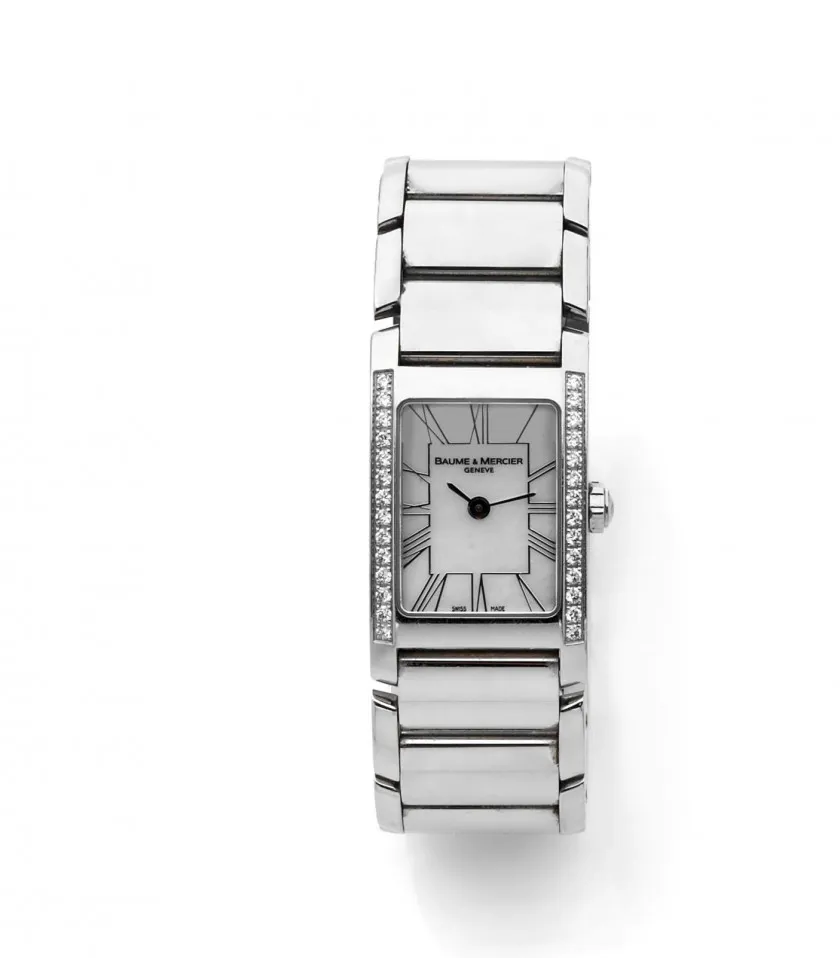 Baume & Mercier 20mm Stainless steel Mother-of-pearl