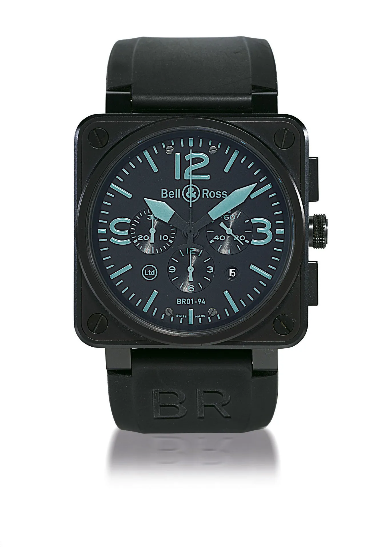 Bell & Ross BR 01 46mm Stainless steel and PVD Black