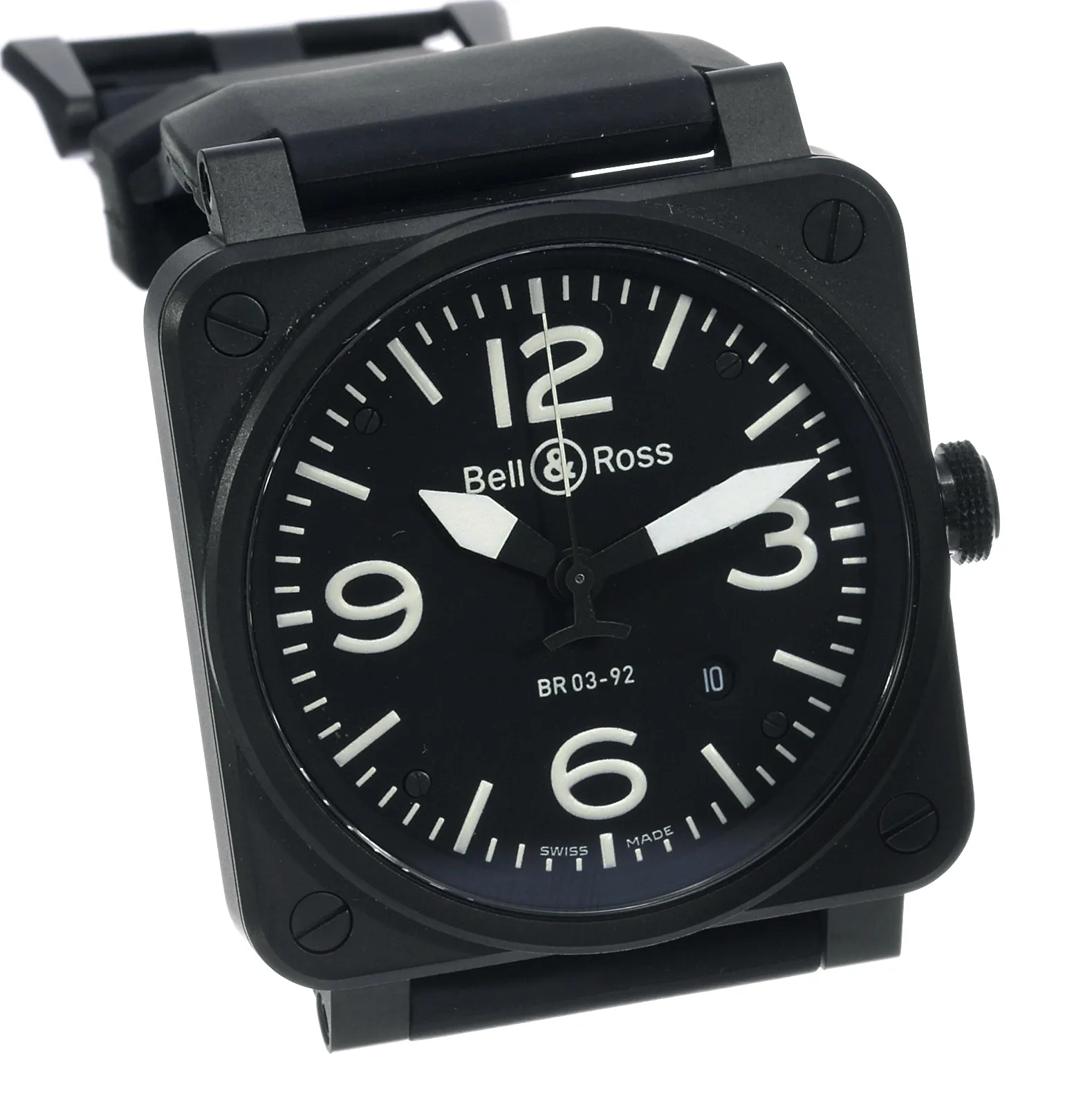 Bell & Ross 42mm Stainless steel Black