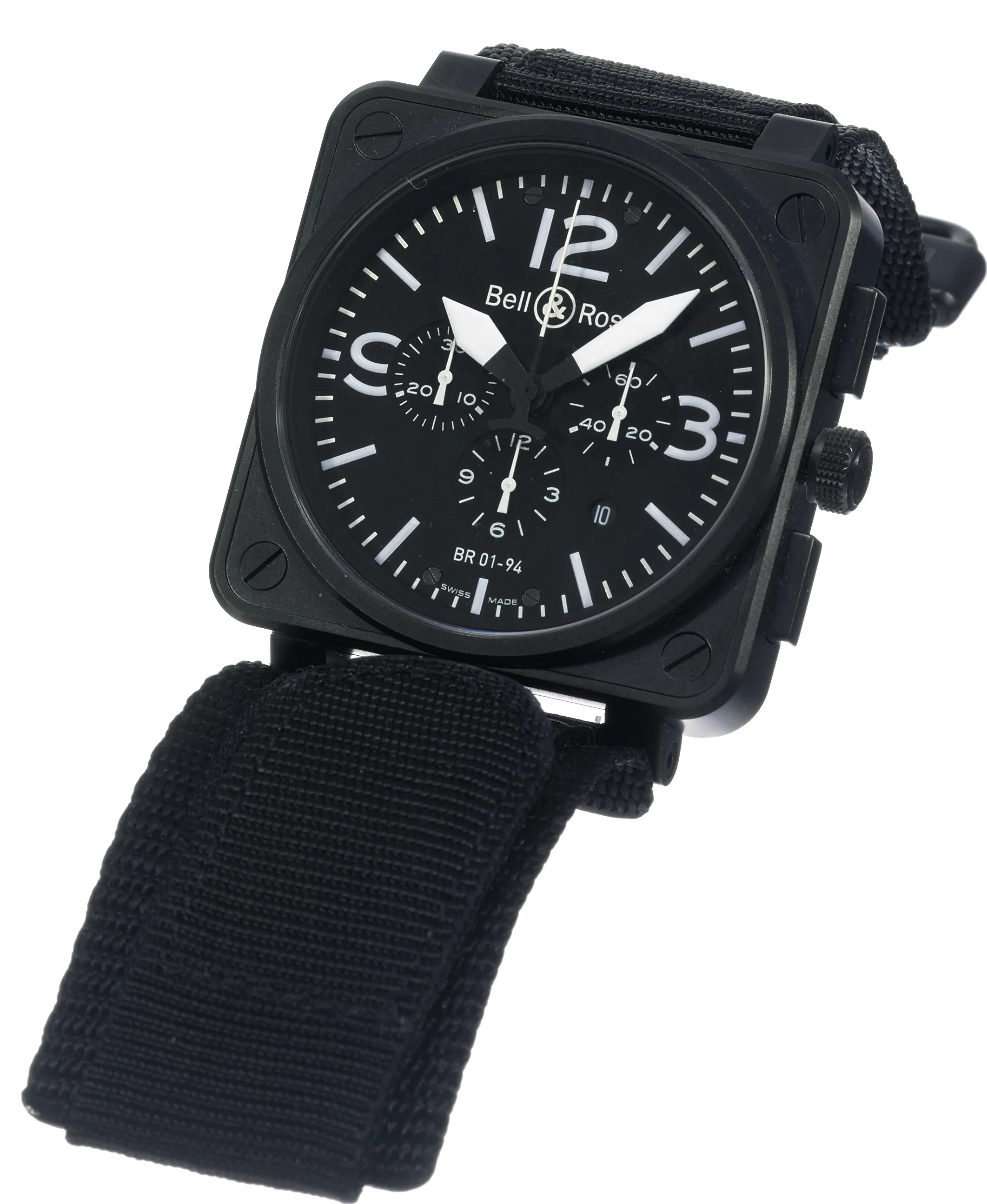 Bell & Ross BR01-94 46mm Stainless steel Black