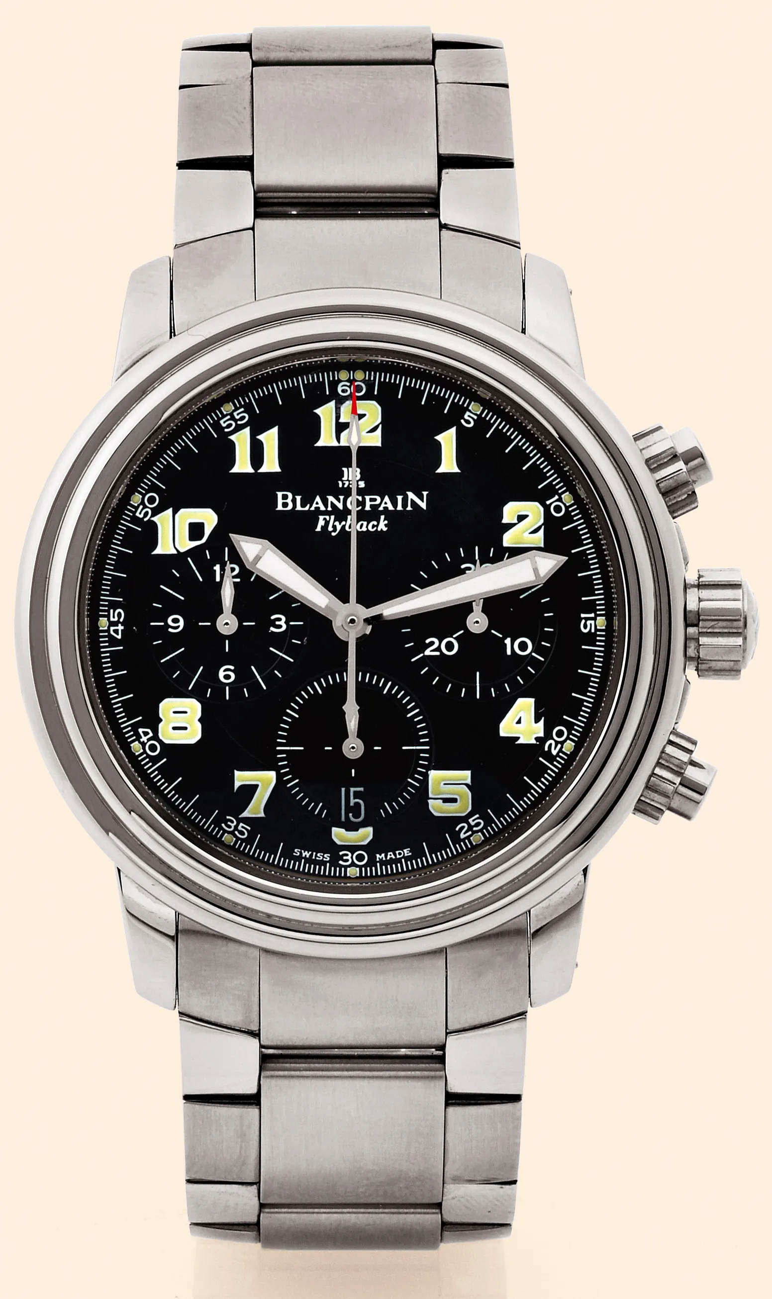 Blancpain Léman 2185 38mm Stainless steel Black