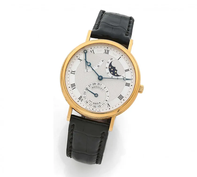 Breguet Classique 3137 36mm Yellow gold Silver