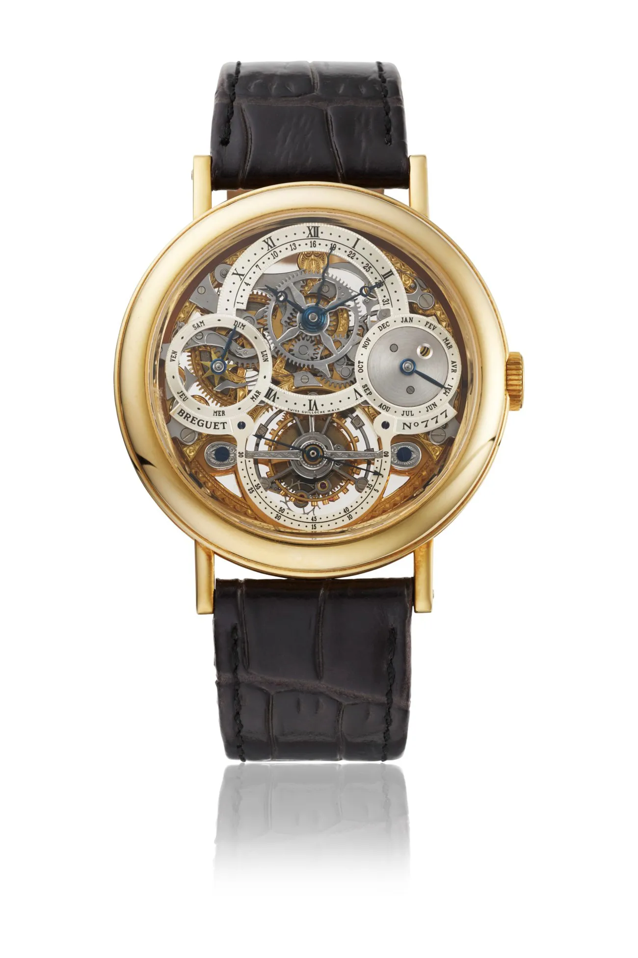 Breguet 3755 40mm Yellow gold Skeletonized