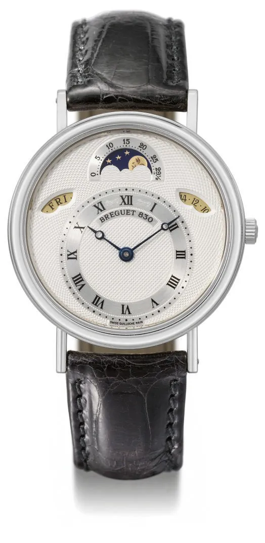 Breguet Classique 3330 36mm White gold Silver