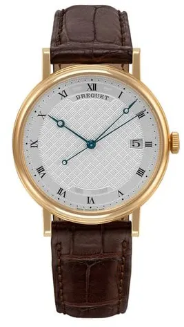 Breguet Classique 5177ba/12/9v6 38mm Yellow gold Silver