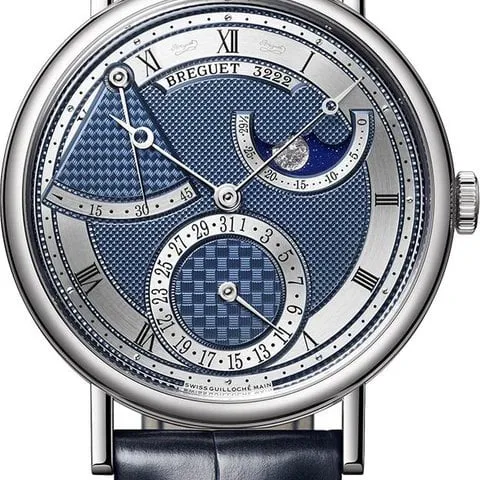 Breguet Classique 7137BB/Y5/9VU 39mm White gold Blue