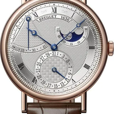 Breguet Classique 7137BR/15/9VU 39mm Rose gold Silver