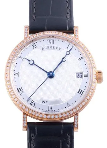 Breguet Classique 9068BR/12/976/DD00 33.5mm Rose gold Silver