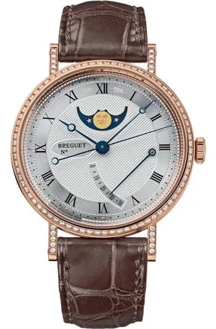 Breguet Classique 8788BR12986DD00 36mm Rose gold Silver