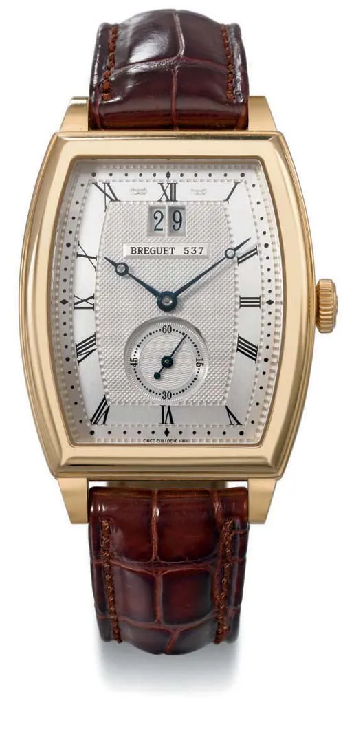 Breguet 5480 52mm Yellow gold Silver