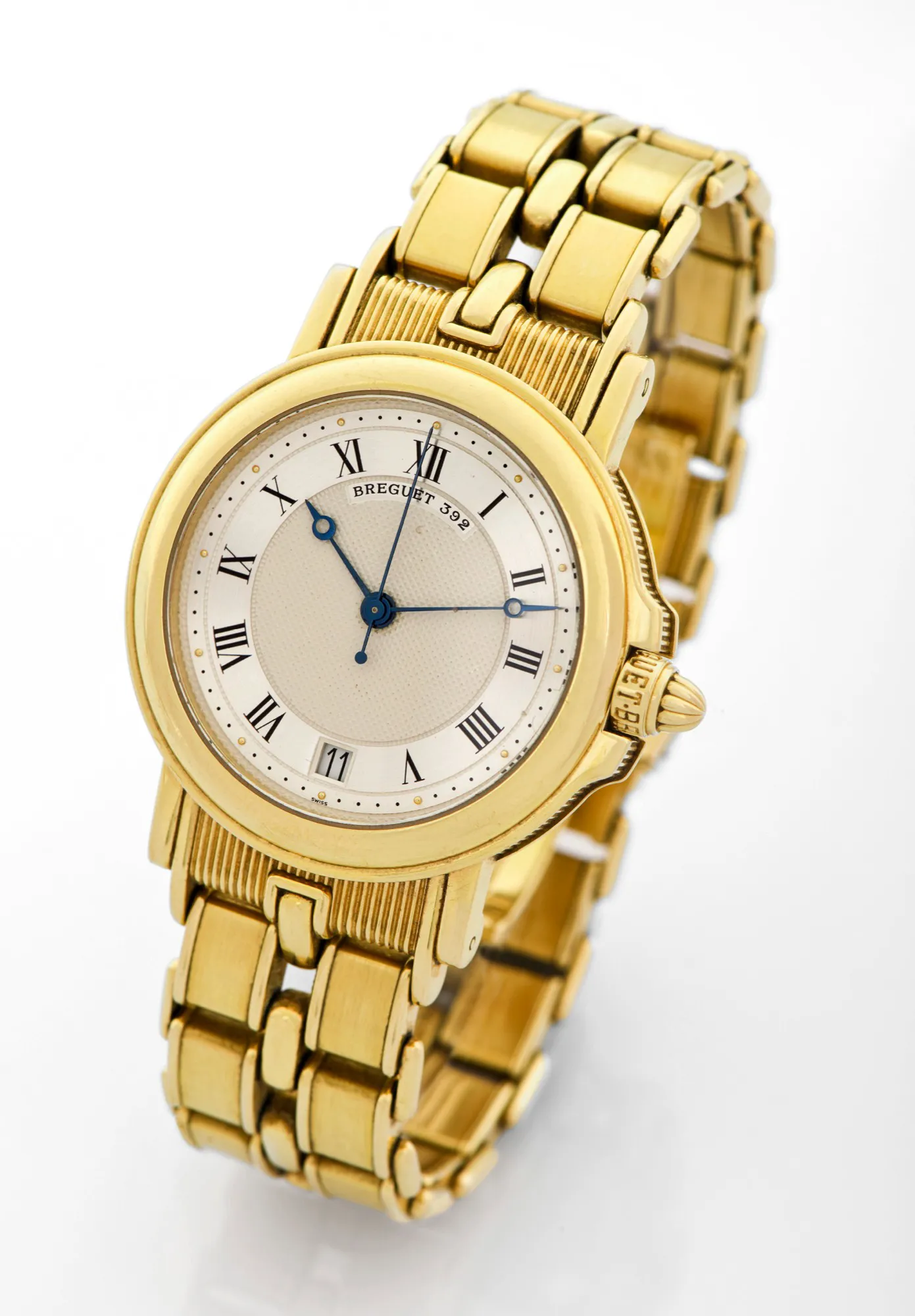 Breguet Marine 3400 35mm Yellow gold Silver