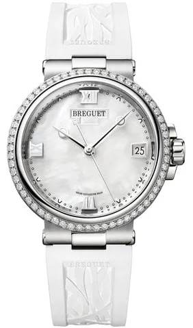 Breguet Marine 9518ST/5W/584/D000 34mm Stainless steel White