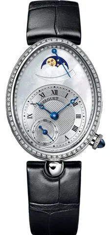 Breguet Reine de Naples 8908BB/52/964/D00D3L 28.45mm White gold Mother-of-pearl