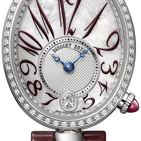 Breguet Reine de Naples 8918BB/5P/964/D00D3L 36.5mm White gold Mother-of-pearl