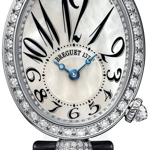 Breguet Reine de Naples 8928BB/5W/944/DD0D3L 33mm White gold Mother-of-pearl