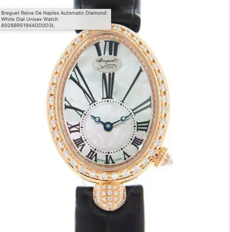 Breguet Reine de Naples 8928BR/51/944/DD0D3L 33mm Rose gold Mother-of-pearl