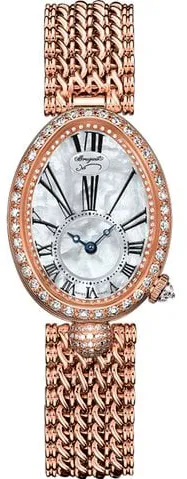 Breguet Reine de Naples 8928BR/51/J20/DD00 25mm Rose gold White