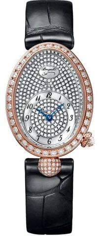 Breguet Reine de Naples 8928BR/8D/944/DD0D 25mm Rose gold White