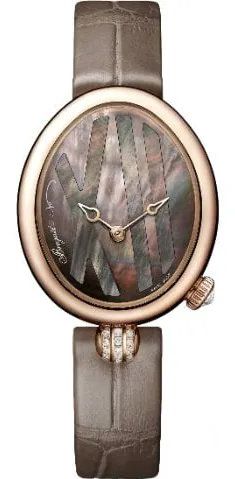 Breguet Reine de Naples 9808BR/5T/922/0D00 32.5mm Rose gold Mother-of-pearl