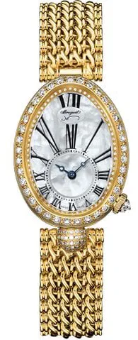 Breguet Reine de Naples 8928BA/51/J20 DD00 25mm Yellow gold Mother-of-pearl