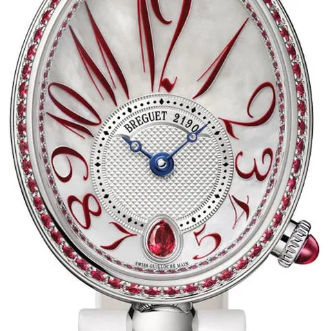 Breguet Reine de Naples 8918BB/5R/964/R00R 36.5mm White gold White