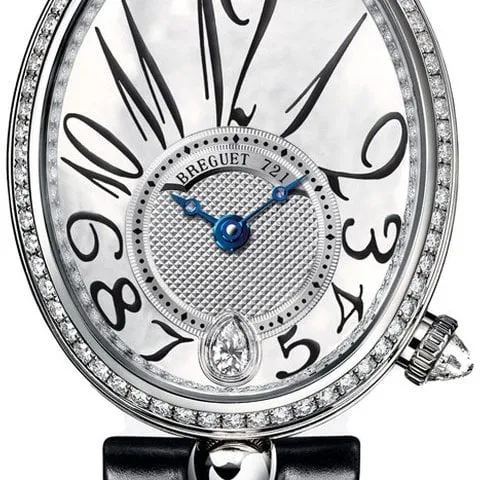 Breguet Reine de Naples 8918BB58964D00D3L 36.5mm White gold Mother-of-pearl