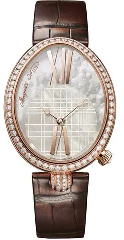 Breguet Reine de Naples 8965BR/5W/986 DD0D 34.95mm Rose gold White