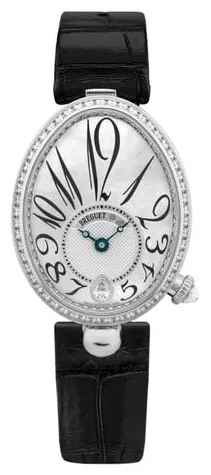 Breguet Reine de Naples 8918BB58964D00D3L 36.5mm White gold Mother-of-pearl