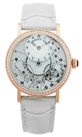 Breguet Tradition 7038BR/18/9V6/D00D 37mm Rose gold White